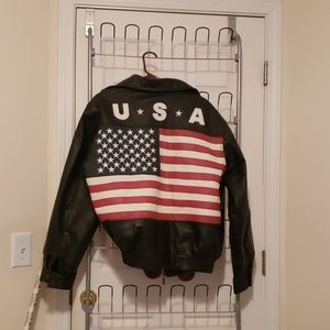 USA leather jacket
